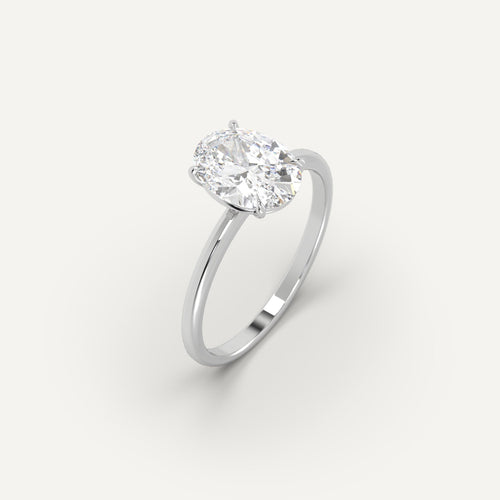 1 1/2 carat Oval Cut Diamond Ring