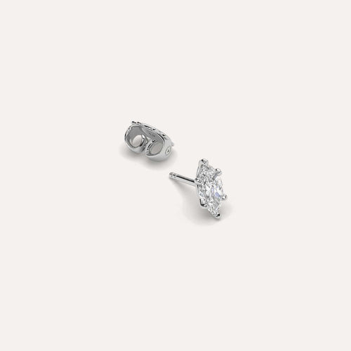 1/2 carat Single Marquise Diamond Stud Earring