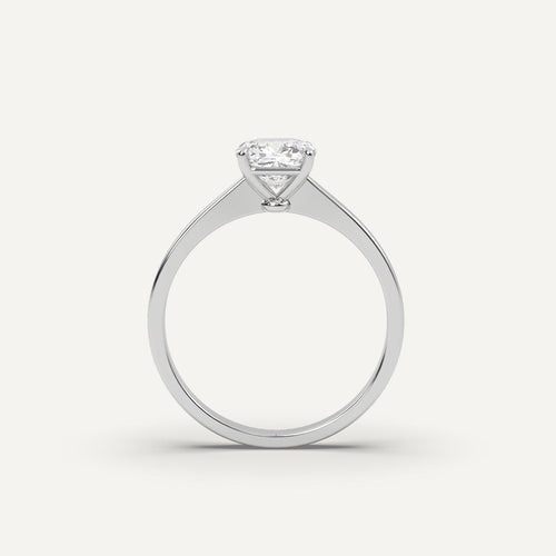 1 carat Cushion Cut Diamond Ring