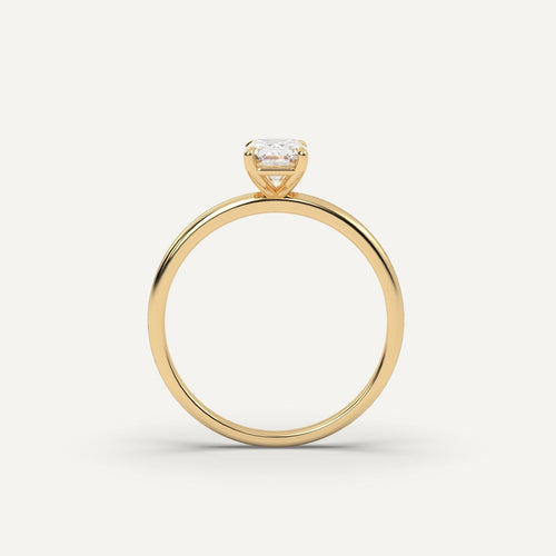 1 carat Emerald Cut Diamond Ring
