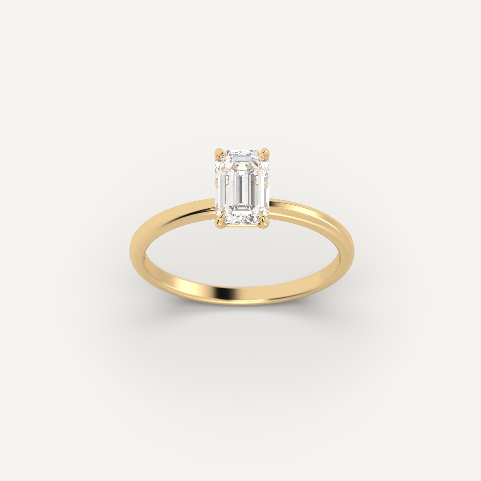 Yellow Gold 1 Carat Engagement Ring