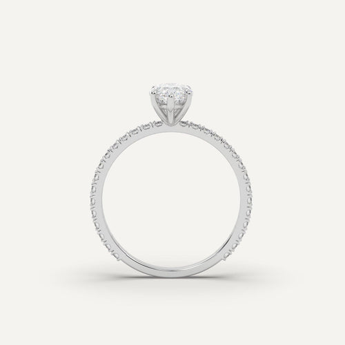 1 carat Marquise Cut Diamond Ring