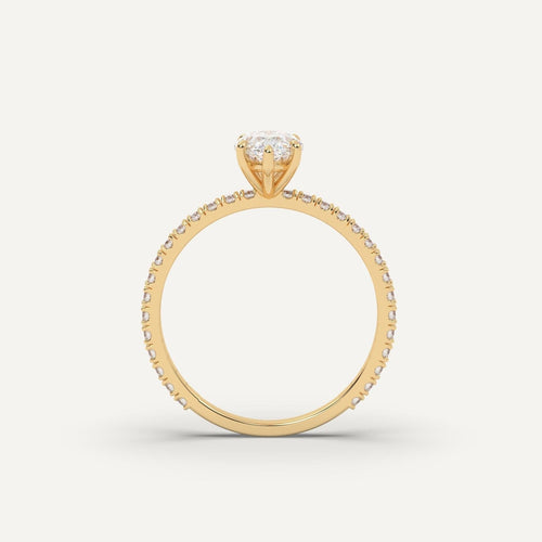 1 carat Marquise Cut Diamond Ring