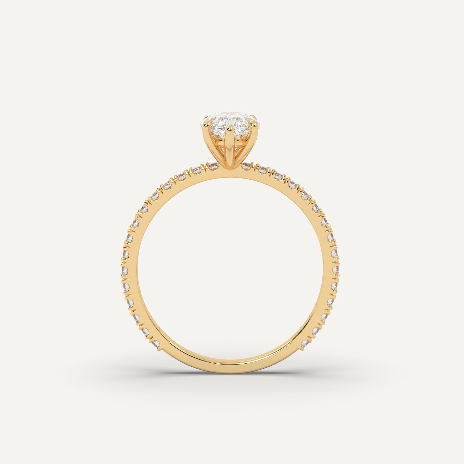 Marquise Cut Diamond Engagement Ring - 1 carat