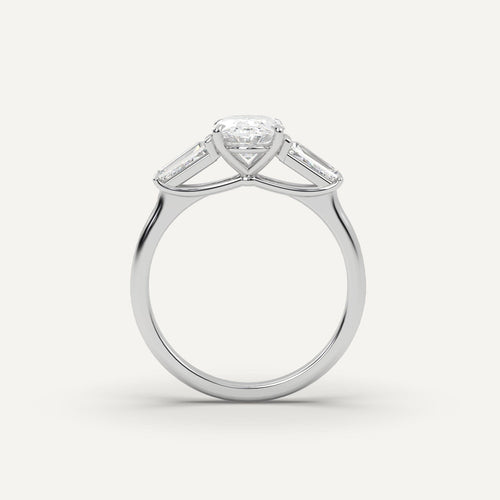 1 carat Oval Cut Diamond Ring