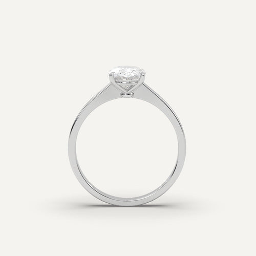 1 carat Oval Cut Diamond Ring