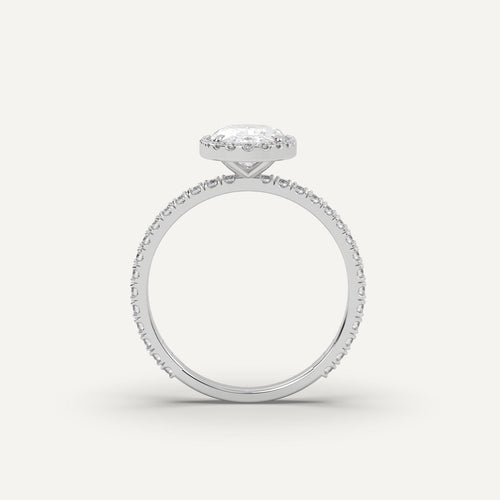 1 carat Oval Cut Diamond Ring