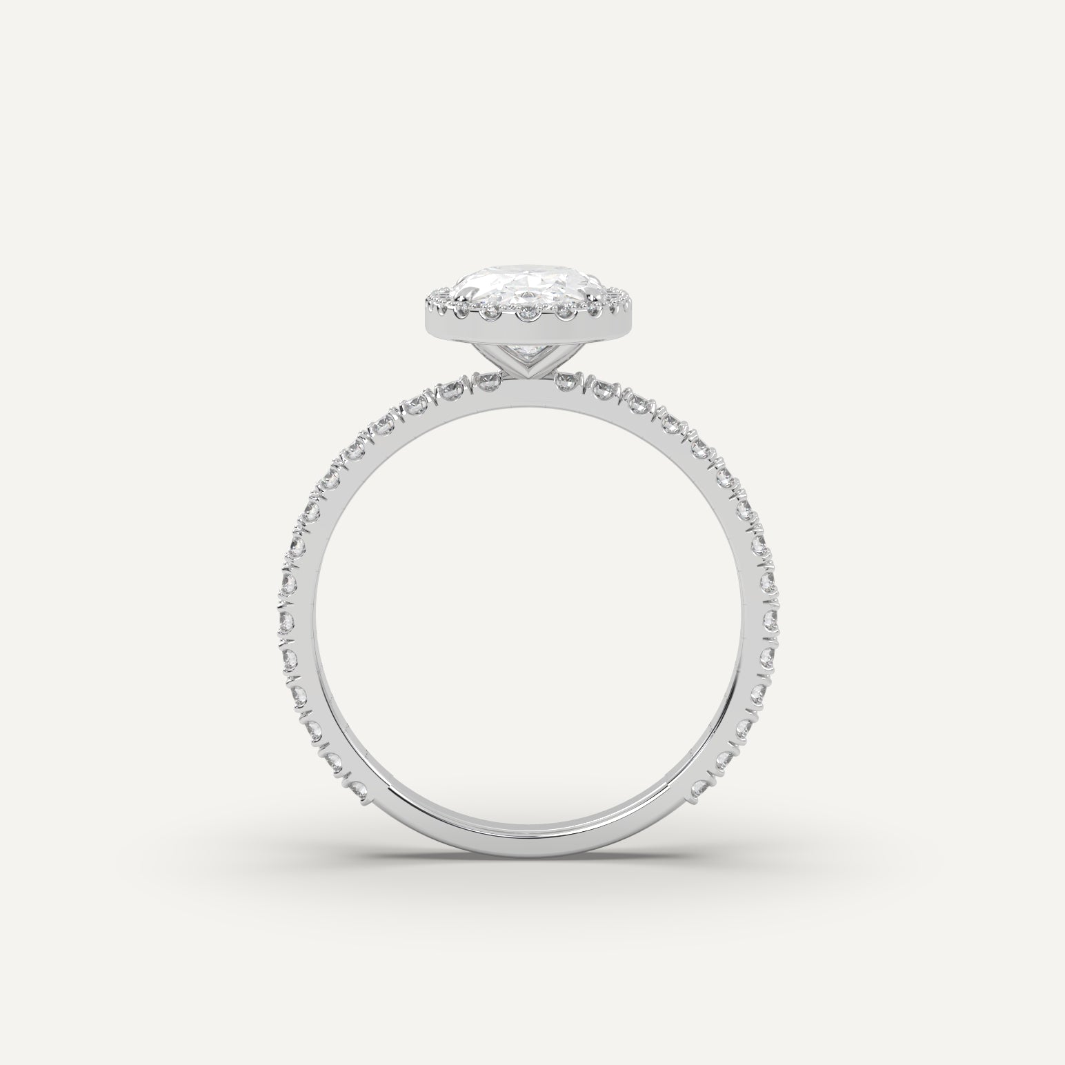 Oval Cut Diamond Engagement Ring - 1 carat