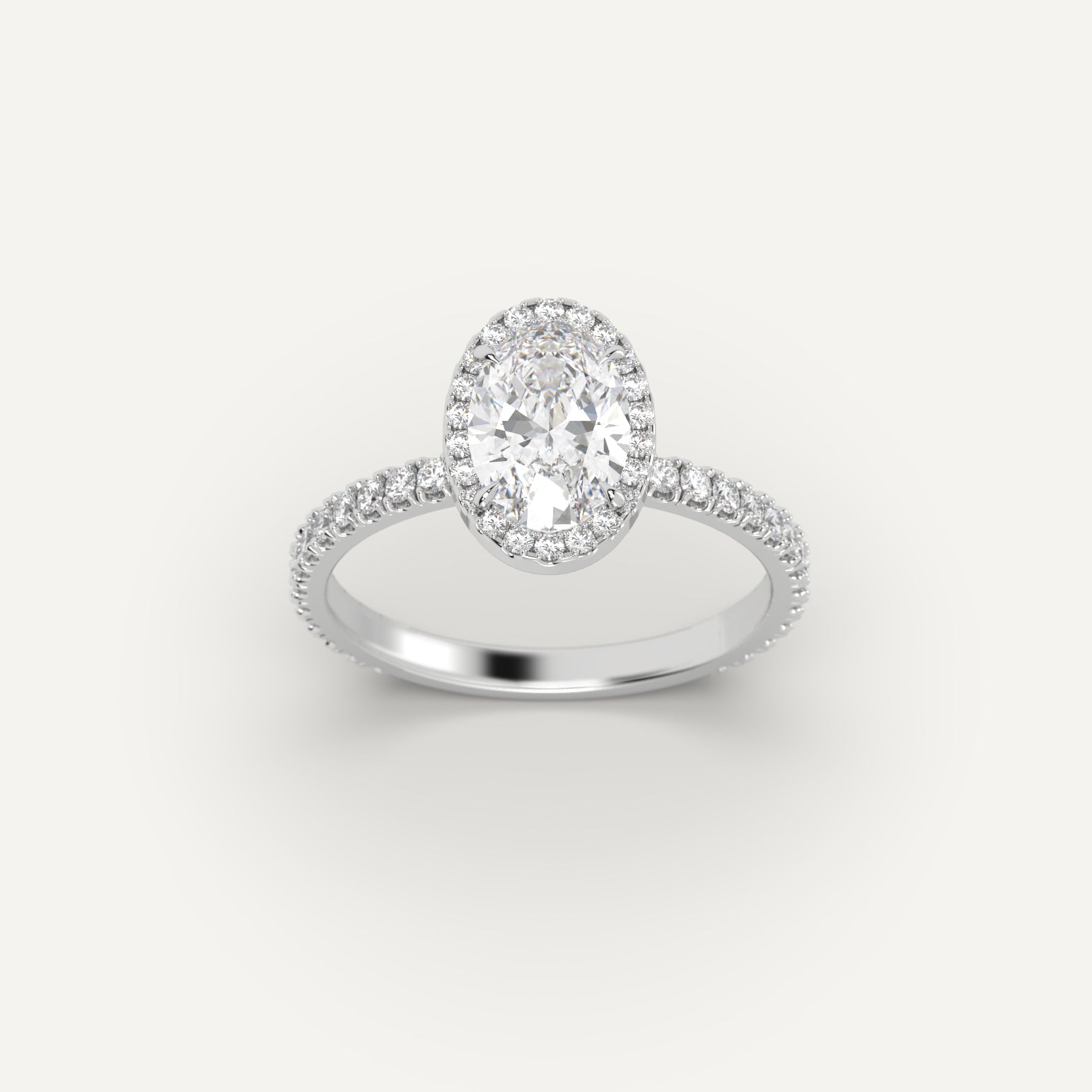Platinum 1 Carat Engagement Ring
