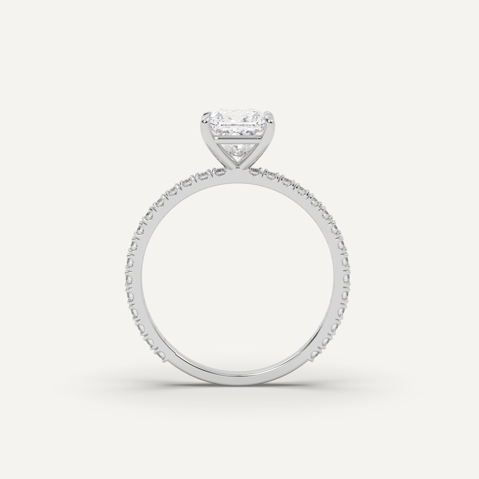 Princess Cut Diamond Engagement Ring - 1 carat