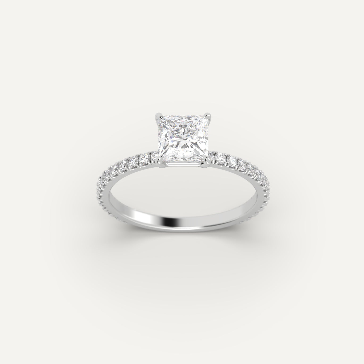 White Gold 1.2 Carat Engagement Ring