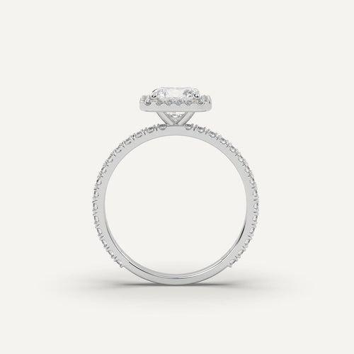 1 carat Radiant Cut Diamond Ring