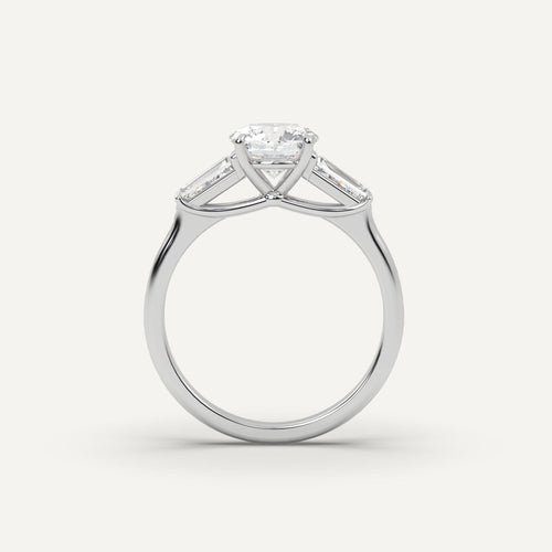 1 carat Round Cut Diamond Ring