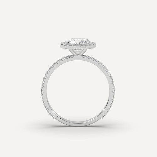 1 carat Round Cut Diamond Ring