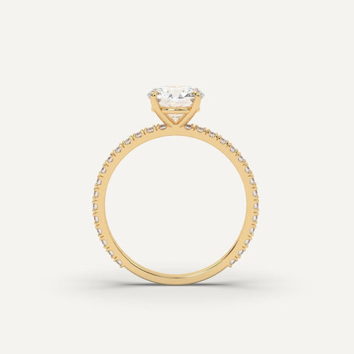 1 carat Round Cut Diamond Ring