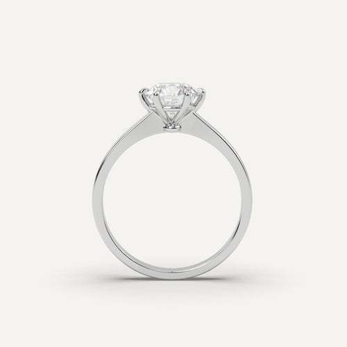 1 carat Round Cut Diamond Ring