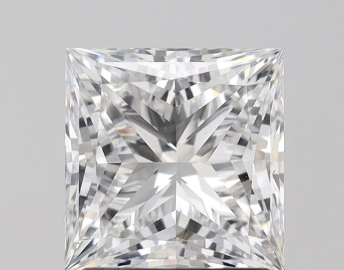 2.04 carat E-VS1 Princess Cut Lab Grown Diamond