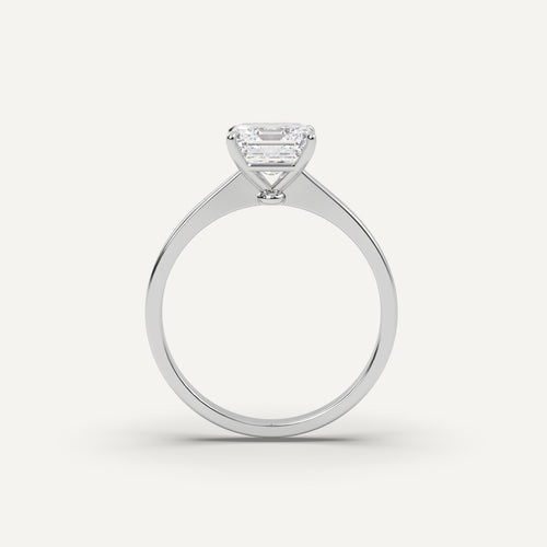 2 carat Asscher Cut Diamond Ring