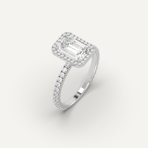 2 carat Emerald Cut Diamond Ring