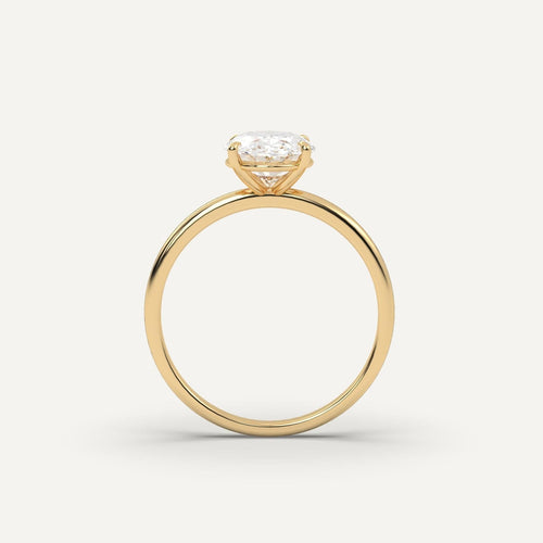 2 carat Oval Cut Diamond Ring