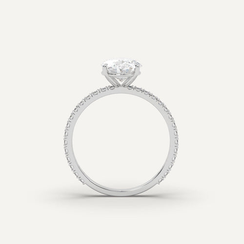 2 carat Oval Cut Diamond Ring