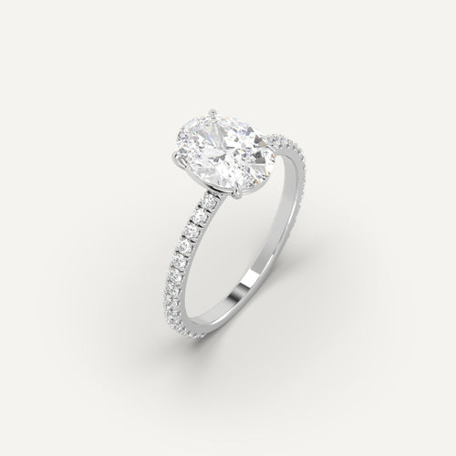 2 carat Oval Cut Diamond Ring