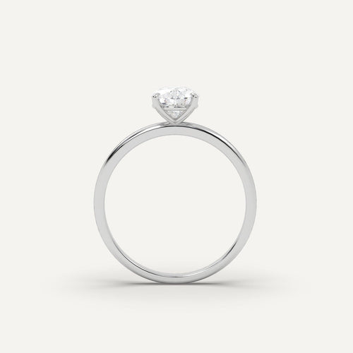 2 carat Pear Cut Diamond Ring