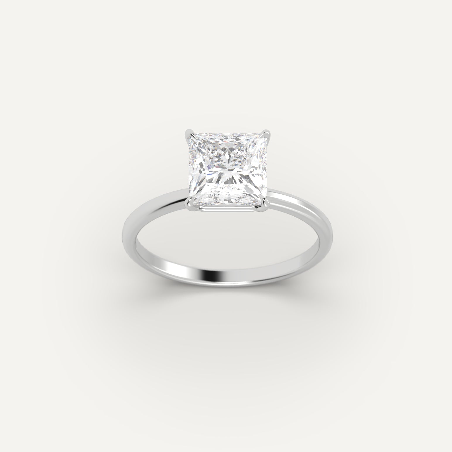 Platinum 1.5 Carat Engagement Ring