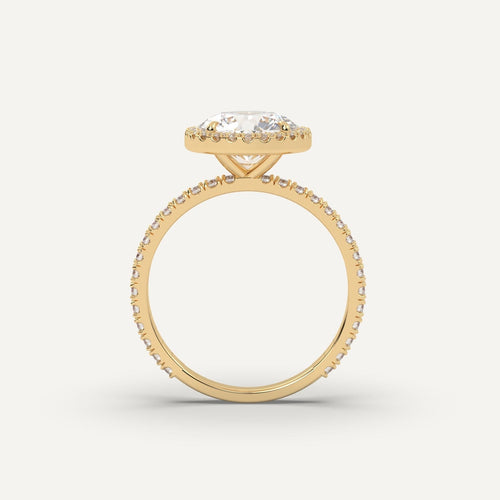 2 carat Round Cut Diamond Ring