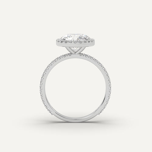 2 carat Round Cut Diamond Ring