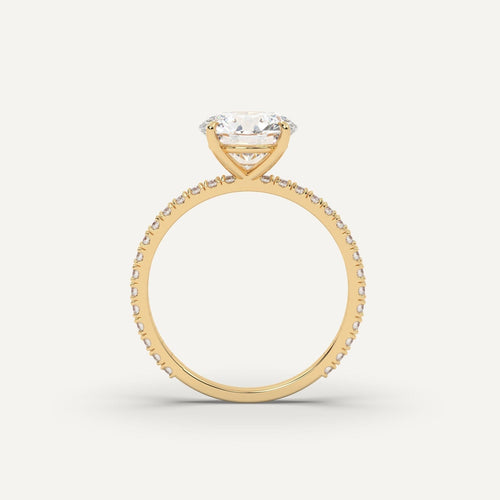 2 carat Round Cut Diamond Ring