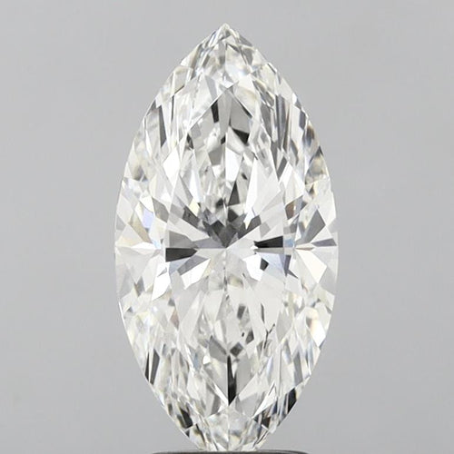 3.07 carat F-VVS2 Marquise Cut Lab Grown Diamond