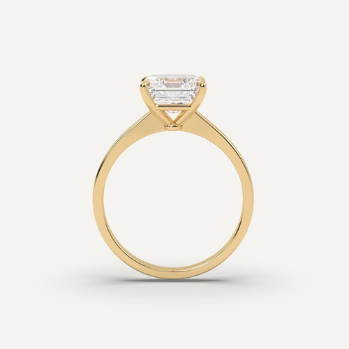 3 carat Asscher Cut Diamond Ring
