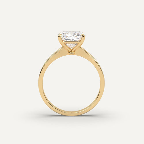 3 carat Cushion Cut Diamond Ring