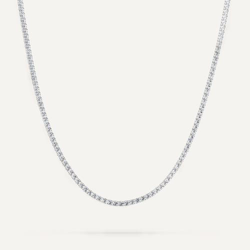 3 carat Diamond Tennis 16" Necklace