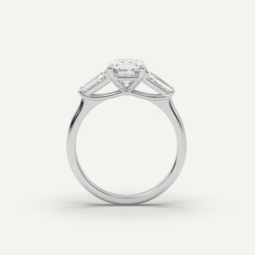 3 carat Emerald Cut Diamond Ring