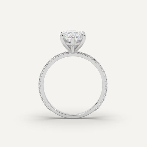 3 carat Marquise Cut Diamond Ring