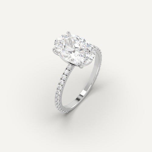 3 carat Oval Cut Diamond Ring