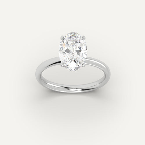 3 carat Oval Cut Diamond Ring