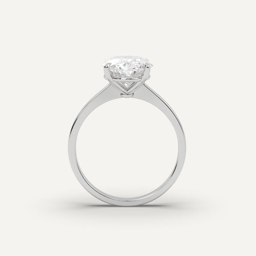3 carat Oval Cut Diamond Ring