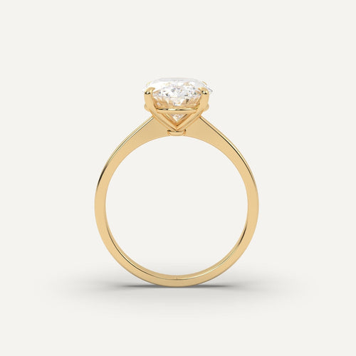 3 carat Oval Cut Diamond Ring