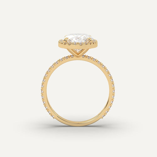 3 carat Oval Cut Diamond Ring