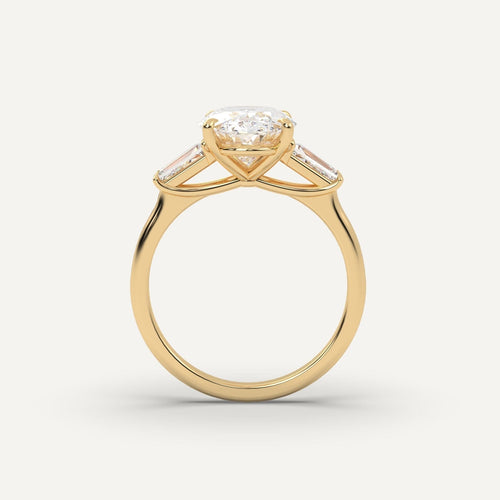 3 carat Oval Cut Diamond Ring