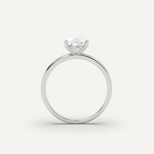3 carat Pear Cut Diamond Ring