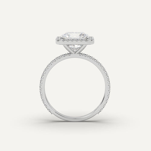 3 carat Radiant Cut Diamond Ring
