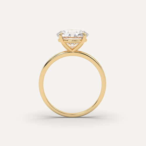 3 carat Round Cut Diamond Ring