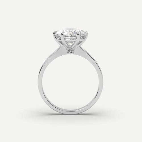 3 carat Round Cut Diamond Ring