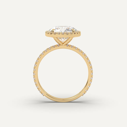 3 carat Round Cut Diamond Ring