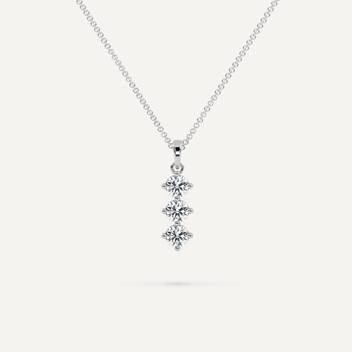 TRILOGY EMERALD & DIAMOND PENDANT | Nicholas Haywood Jewellery Concierge