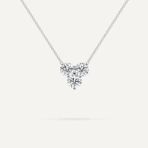 3-Stone Diamond Women's 16" Necklace